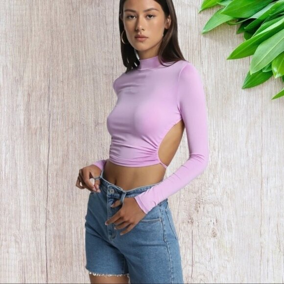 Showpo RedBerry Brixton Top in Purple - Picture 1 of 10